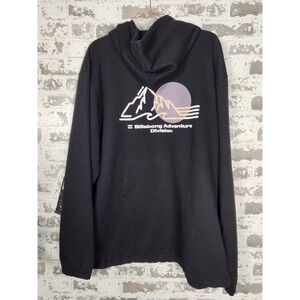Billabong Compass Pullover Hoodie Mens 2XL Black Adventure Division‎